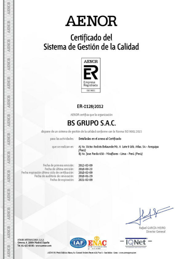 certificado certificado